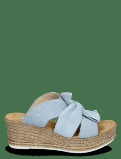 Rieker 68789-62 - Mules med klack BLUE Sale