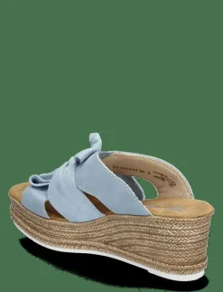 Rieker 68789-62 - Mules med klack BLUE Sale