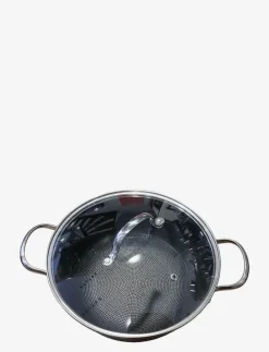24 cm casserole with glasslid and honeycomb pattern - Grytor|Satake Outlet