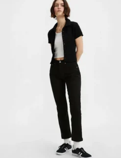 501 CROP BLACK SPROUT - Straight jeans|Levi's® Hot