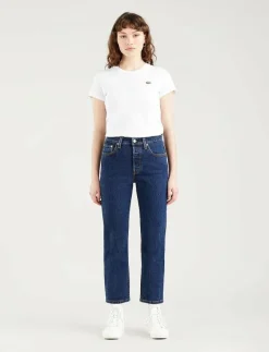 501 CROP SALSA STONEWASH - Straight jeans|Levi's® Hot