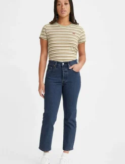 501 CROP SALSA STONEWASH - Straight jeans|Levi's® Hot