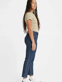 501 CROP SALSA STONEWASH - Straight jeans|Levi's® Hot