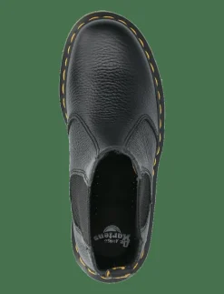 Dr. Martens 2976 Hi Milled Nappa - Stövlar BLACK Outlet