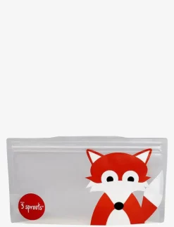 3 Sprouts Snack Bag (2 pack), Fox/ - Lunchlådor GREY Discount