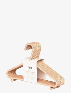 3 Sprouts Wheat straw hanger (Set of 15), - Krokar och galgar PINK Clearance