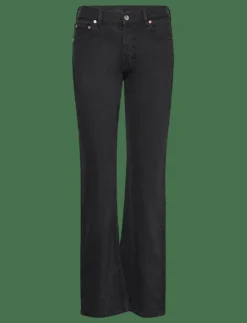 Filippa K 93 Straight Jeans - Utsvängda jeans BLACK