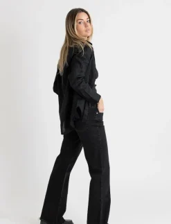 ABRAND A 99 LOW BOOT 90s - Boot cut Jeans BLACK New