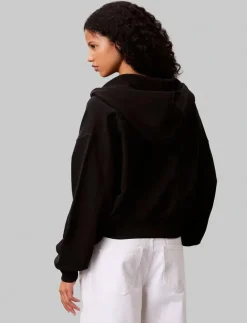 A- FRENCH TERRY BADGE LOGO FZ HO - Huvtröjor|Calvin Klein Jeans New