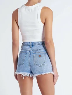 ABRAND A HIGH RELAXED SHORT ESMERALDA - Jeansshorts BLUE Online