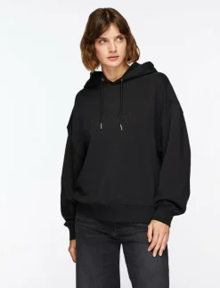 A- Logo Emb French Terry PO Hood - Huvtröjor|Calvin Klein Clearance