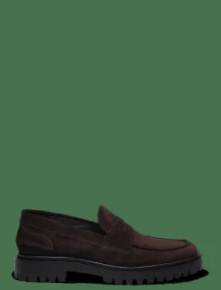 Aaron Penny Loafer - Suede - Loafers|Garment Project Online
