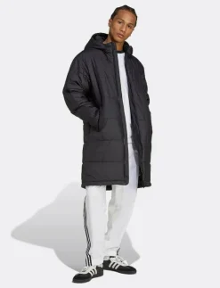 adidas Originals ADICOL LONG JKT - Dunjackor BLACK/BLACK/BLACK/BLA Online