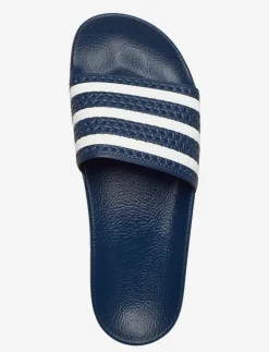 adidas Originals ADILETTE - Badtofflor ADIBLU/WHITE/ADIBLU Best