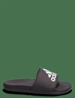 adidas Sportswear ADILETTE COMFORT - Badtofflor CBLACK/FTWWHT/CBLACK
