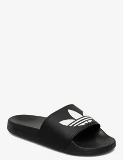 adidas Originals ADILETTE LITE - Badtofflor CBLACK/FTWWHT/CBLACK Hot