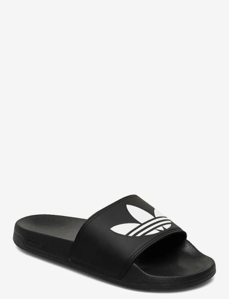 adidas Originals ADILETTE LITE - Badtofflor CBLACK/FTWWHT/CBLACK Hot
