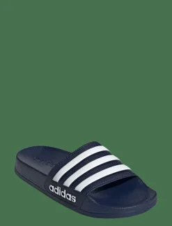 adidas Sportswear ADILETTE SHOWER K - Inneskor DKBLUE/FTWWHT/DKBLUE Clearance