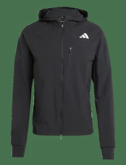 adidas Performance ADIZERO JKT M - Sportjackor BLACK/BLACK New