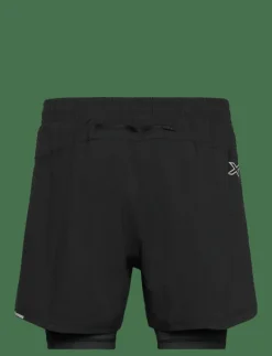 2XU AERO MESH 2-IN-1 5 INCH SHORTS - Träningsshorts BLACK/SILVER REFLECTIVE Hot