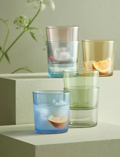 Aida coloured tumblers - Dricksglas BLUE/AMBER/SMOKE/PINK/GREEN/LIGHT BLUE Hot