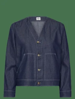 Air Denim Pil Jacket - Overshirts|Mads Nørgaard Outlet