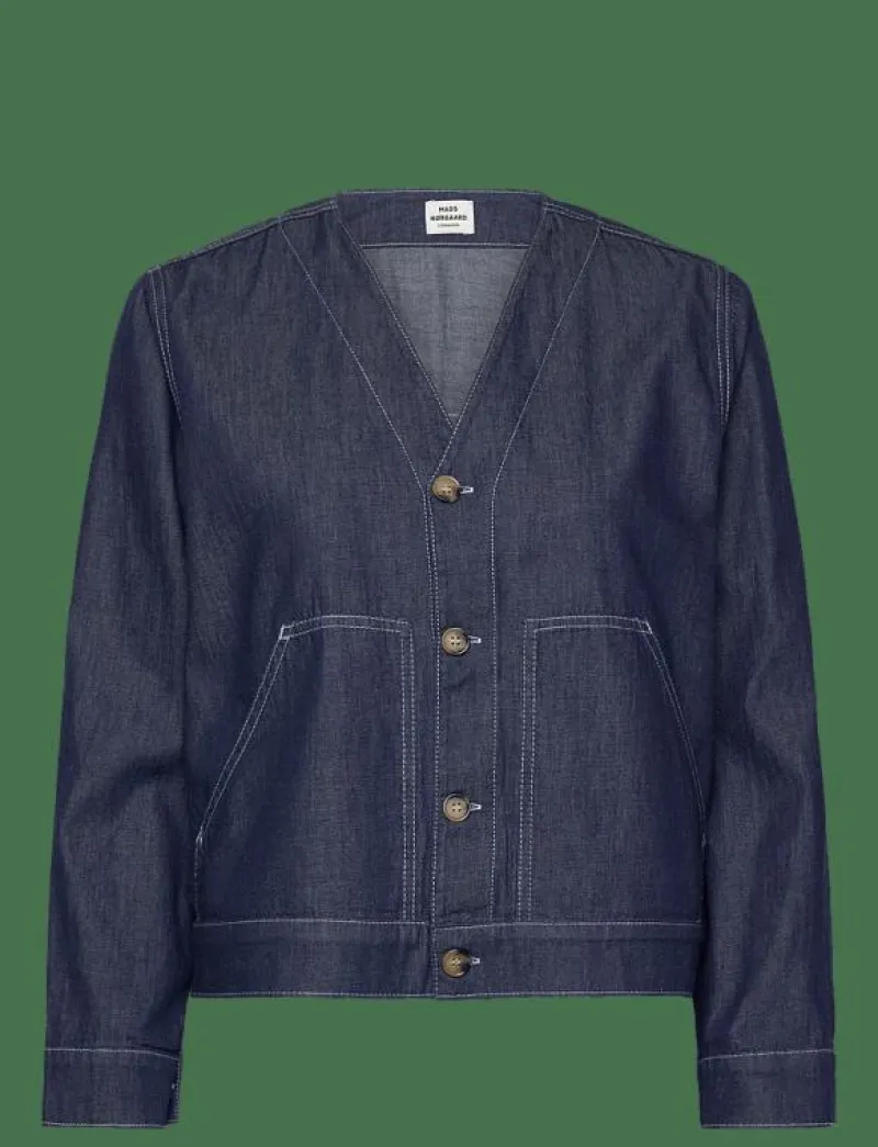 Air Denim Pil Jacket - Overshirts|Mads Nørgaard Outlet
