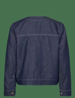 Air Denim Pil Jacket - Overshirts|Mads Nørgaard Outlet