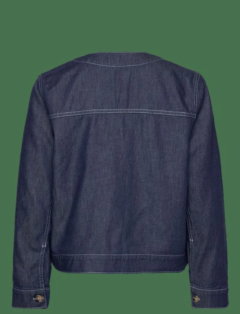 Air Denim Pil Jacket - Overshirts|Mads Nørgaard Outlet