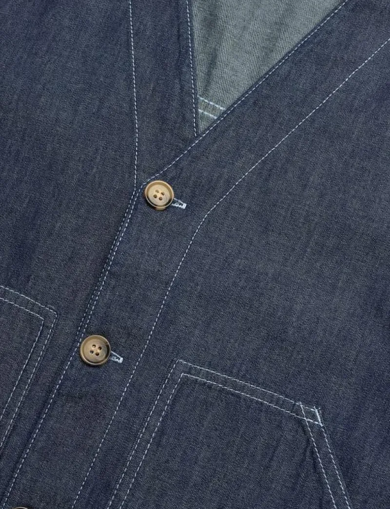 Air Denim Pil Jacket - Overshirts|Mads Nørgaard Outlet