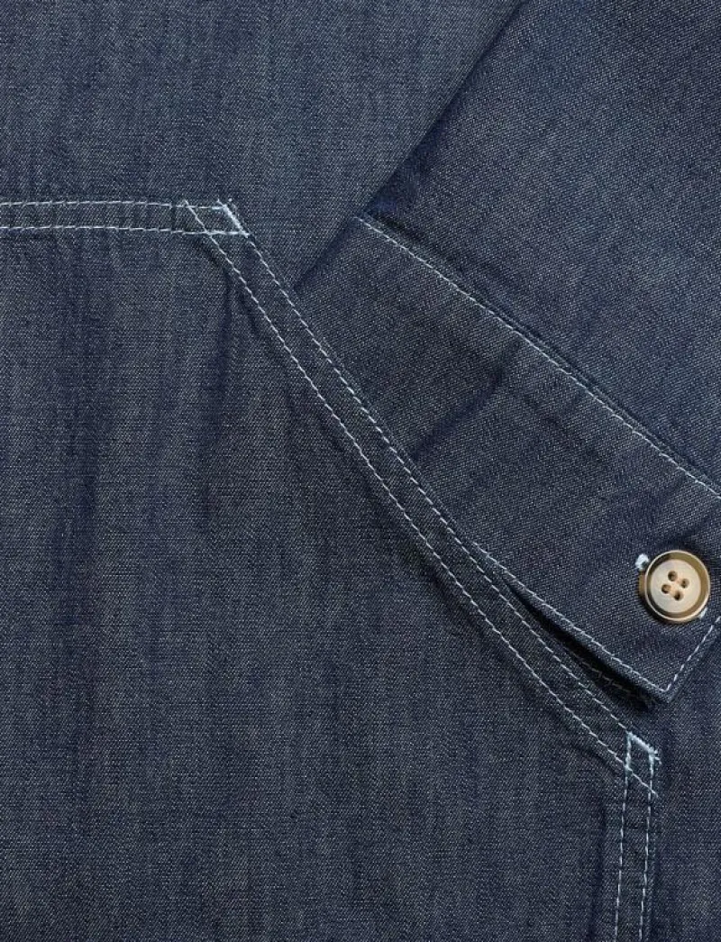 Air Denim Pil Jacket - Overshirts|Mads Nørgaard Outlet