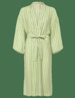 Becksöndergaard Aita Luelle Kimono - Morgonrock PIQUANT GREEN Online