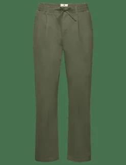 Anerkjendt AKJAN COTTON PLEAT ELA PANTS - Casual byxor OLIVINE Outlet