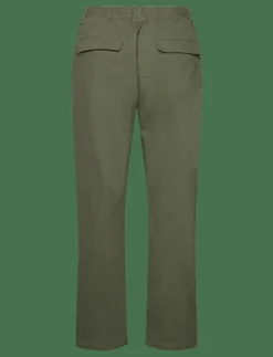 Anerkjendt AKJAN COTTON PLEAT ELA PANTS - Casual byxor OLIVINE Outlet