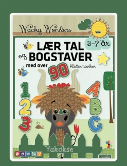Aktivitetsbog - Lærerige Sjove Aktiviteter med Wacky Wonders Bondegårdsdyr (DK) - Pedagogisk barnbok|Barbo Toys Hot