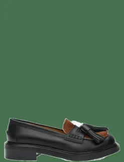 ATP Atelier Albaredo Tassel Calf/Pony - Loafers BLACK/CANNELLA Clearance