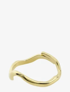 Pilgrim ALBERTE organic shape ring gold-plated - Ringar GOLD PLATED Best