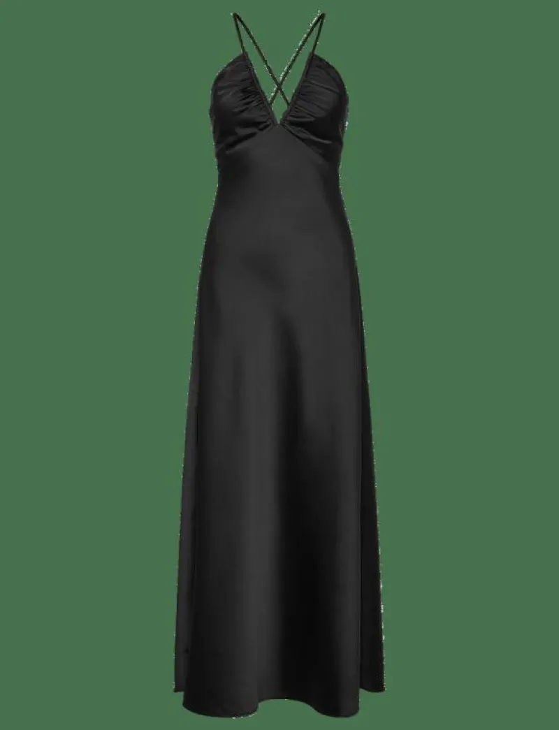 Love Lolina Alexis Maxi Dress - Maxiklänningar BLACK Discount