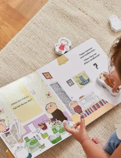 Alfons Åberg - Book with 4 wooden figures - (DK) - Læs og Lær - Pedagogisk barnbok|Barbo Toys Outlet