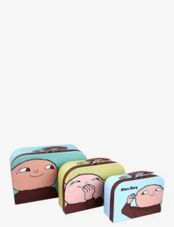 Barbo Toys Alfons Åberg - Suitcases 3 psc set - Resa MULTIPLE COLOR Best