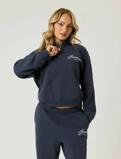 Björn Borg ALICE STENLÖF HALFZIP SWEATSHIRT - Sweatshirts GRAPHITE Clearance