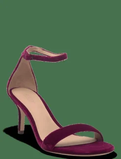 Allie Mid-Heel Velvet Sandal - Sandaler|Lauren Ralph Lauren New