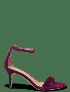 Allie Mid-Heel Velvet Sandal - Sandaler|Lauren Ralph Lauren New