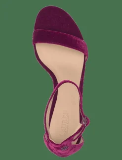 Allie Mid-Heel Velvet Sandal - Sandaler|Lauren Ralph Lauren New
