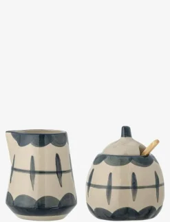 Bloomingville Allium Milk Jug & Sugar Bowl - Sockerskålar BLUE