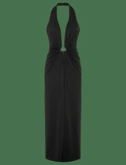 Bardot ALMA PLUNGING MIDI DRESS - Maxiklänningar BLACK Best