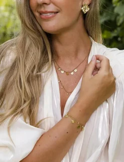 Amalfi double layer necklace - Kedjehalsband|By Jolima Discount