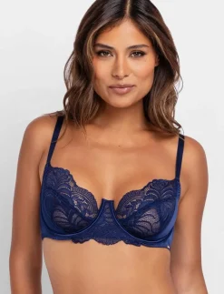 Dorina AMAR WIRED_BRA - Bh:ar med bygel BLUE Discount