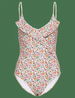 Becksöndergaard Anemona Bly Frill Swimsuit - Baddräkter MULTI COL. Outlet