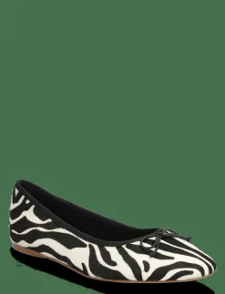 Mango Animal-print ballet flats - Ballerinaskor & Slip-ons BLACK Online